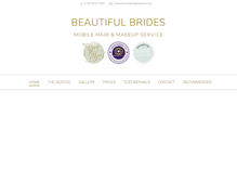 Tablet Screenshot of beautiful-brides.co.uk